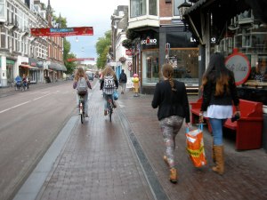 Sharing the footpath...